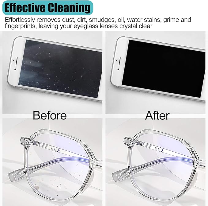 Solid Color Keychain Microfiber Eye Glasses Cleaner Cleaning Cloth Wipes Portable Eyeglass Lens Cleaning Cloth Wipes for Sunglasses Jewelry Electronics