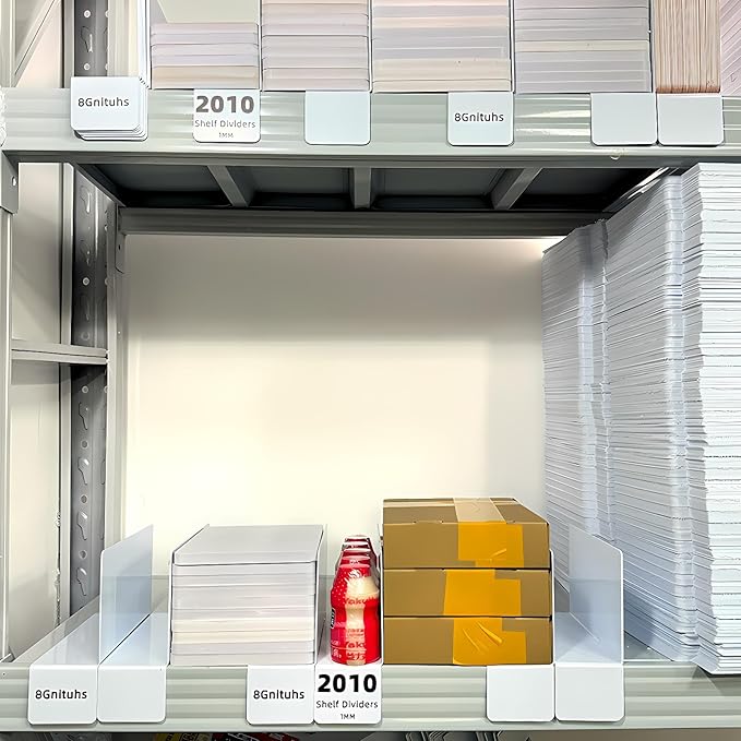 50 Pcs7.8 X 4 Shelf dividers/Wire Shelf dividers/Shelf Divider/Medicine Cabinet Labels/Bookshelf dividers/Library Shelf Labels/Tall Shelf dividers/Book dividers for Shelves