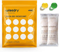 wisedry 112 Gram [4 Packs] Silica Gel Desiccant Packs for Larger Container Desiccant Bags with Orange Indicating Beads for 3D Printer Filament Gun Safe Camera Electronics Equipment Food Grade