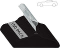 Simplify 100 Pack Kids Velvet Hangers | Slim | Non-Slip Design | Space Saving | Childrens Clothes | Shirts | Pants | Dresses | Baby Nursery | Closet Storage & Organization | Black