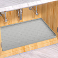 Sdpeia Under Sink Mat 28"×22" Waterproof Silicone Cabinet Liner & Sink Protector for Kitchen & Bathroom, Multi-Purpose Organizers Tray for Pets, Laundry, Cat Litter Mat