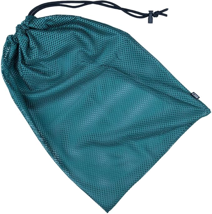 Golberg Mesh Bag - 12 x 18 Inches – Use for Laundry, Beach Days, & Even Camping (Hunter Green)