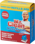 Mr. Clean Magic Eraser Handy-Grip All Purpose Refill Pads, White (Pack of 4)