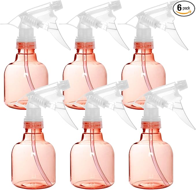 Youngever 6 Pack 8 Ounce Empty Plastic Spray Bottles