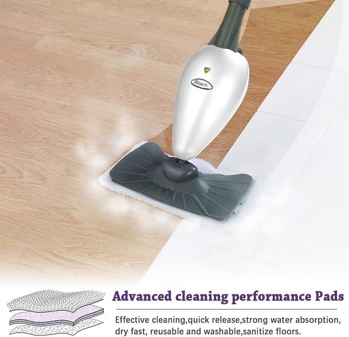 Flammi 6 Pack Steam Mop Replacement Pads for Shark SK410 SK435CO S1000 S1000A SK460 SK140 SK141 S3101 S3250 S3251 Steam Mop Replacement Pads