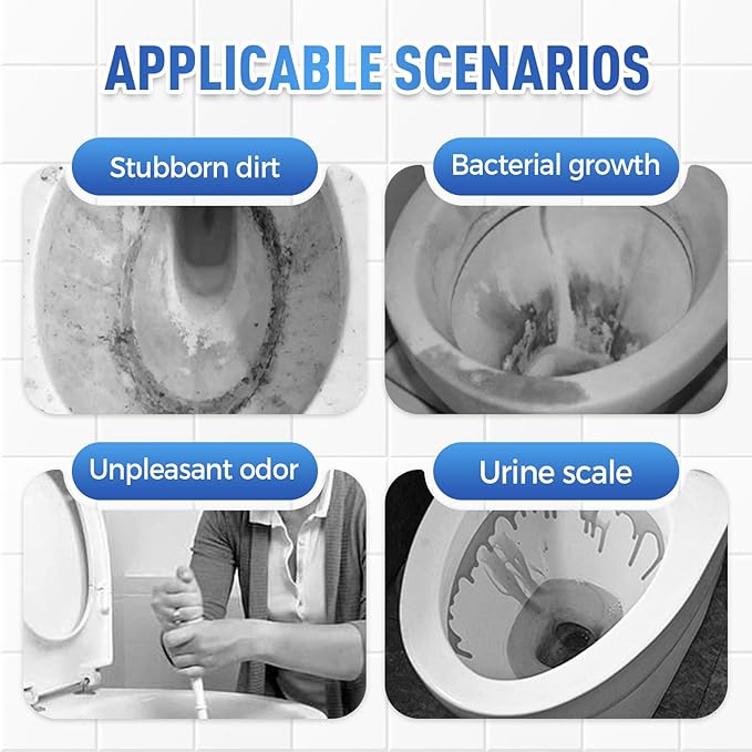 Foam Toilet Cleaner, 2025 Upgrade Toilet Bowl Cleaner, Advanced Bathroom Cleaner for Home, Non-Toxic Toilets Cleaning Powder with Families (2)