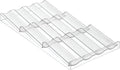 iDesign Linus Spice Rack, Drawer Organizer for Kitchen Storage - Clear