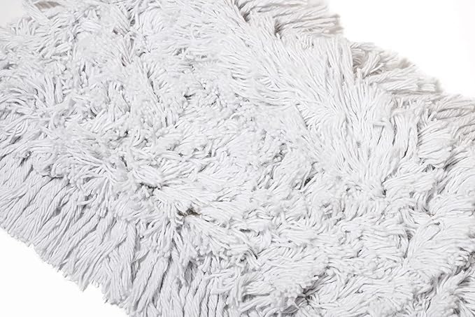 48 Inch Commercial Dust Mop Replacement Head – Reusable Cotton Dust Mop Refill for Floor Cleaning and Janitorial Use