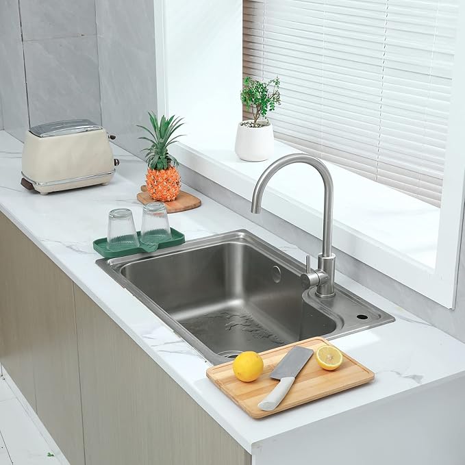 MicoYang Silicone Bathroom Soap Dishes with Drain Spout-Bathroom and Kitchen Sink Organizer,Sponge Holder,Dish Soap Tray,Perfect for Dispenser,Scrubber,Bottle,Cup on Sink or Counter-Green 9.6"×5.3"