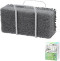 Hook LAB Reusable Sponge Holder for Kitchen Sink & Bathroom Organizer, Mountable Rack for Sponges, Scrubbers, Soaps and Brushes - White