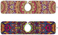 Sink Faucet Absorbing Mat Kitchen Sink Splash Guard Splash Faucet Drip Catcher for Bar RV Bathroom 2PCS 23.6x5.5in Mandala Pattern Purple and Orange