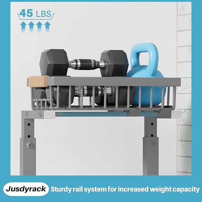 Jusdyrack Under Sink Organizer, 2 Packs 2 Tier Gray Under Sink Organizers and Storage, Slide Out Pull Out Cabinet Organizer Shelf, Metal Sliding Drawer for Kitchen Bathroom Cabinet Organization Rack