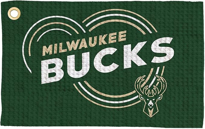 Northwest NBA Golf Towel – Official Licensed Microfiber Waffle Fabric, Absorbent 16x25 in Club Cleaning Accessory