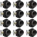 Haidms Oil Rubbed Bronze Closet Door Knobs Interior, Passage Interior Door knobs, Bronze Indoor Closet Doorknobs for Closet or Hall (12 Pack)
