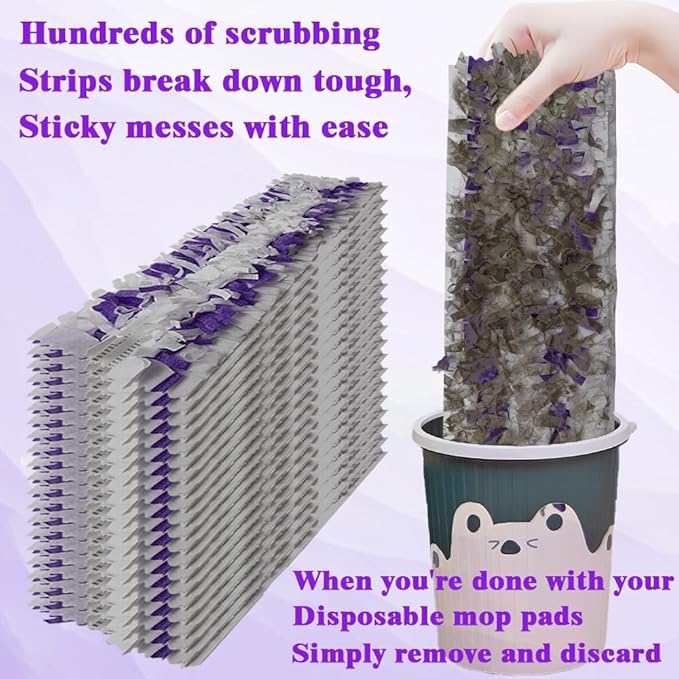 Disposable Mop Pads for Swiffer PowerMop Multi-Surface Mopping Pad Refills | Safe on All Finished Floors | Compatible with Swiffer PowerMop (20 Count)