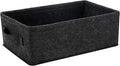 Shallow Storage Baskets Bins Medium Fabric Storage Basket Cube Organizer for Shelves Closet Bedroom Living Room Laundry Room Nursery Storage Basket