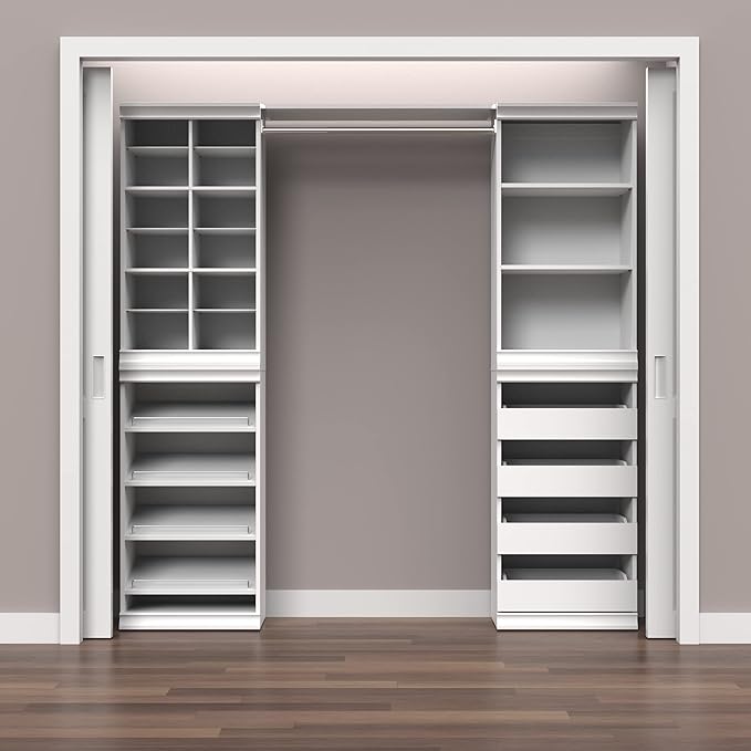 ClosetMaid Modular Storage Shelf Unit with 3 Shelves, White