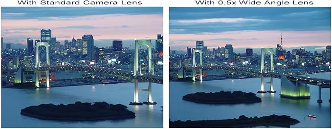 GC-PX100 HD (High Definition) 0.5X Wide Angle Lens for JVC Model + Circular Polarizing Filter + Micro Fiber Cleaning Cloth
