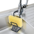 Sink Caddy Sink Sponge Holder - Faucet Rack Shower Tray - Kitchen and Bathroom Metal Organizer Hanging Fix Around Faucet