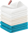 Nialnant 6 Pcs Kitchen Towels, 100% Cotton Kitchen Hand Towels, Super Soft and Absorbent Tea Towel, Dish Towels for Kitchen-13 x 28 in