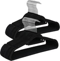 ZENY Velvet Hangers 100 Pack for Suits,Coats, Dress, Non Slip Clothes Hangers, with 360 Degree Swivel Hooks, Space Saving, Durable