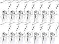 30 Pack Boot Hanger for Closet, Laundry Hooks with Clips, Boot Holder, Hanging Clips, Portable Multifunctional Hangers Single Clip Space Saving for Jeans, Hats, Tall Boots, Towels(White)