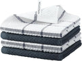 Niallant 4PCS Cotton Terry Dish Rags, Quick Drying Dish Cloths, Kitchen Towels, Grey, 12x12in