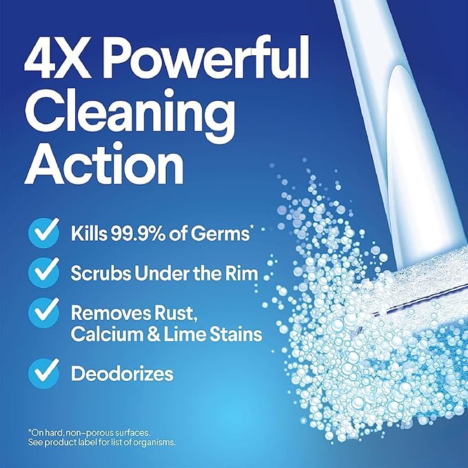 Clorox ToiletWand Toilet Cleaner Refills, Toilet brush, Rainforest Rush, 30 Ct