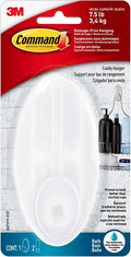 Command Caddy Hanger, 1 Caddy Hanger, 2 Large Strips, Organize Your Bathroom