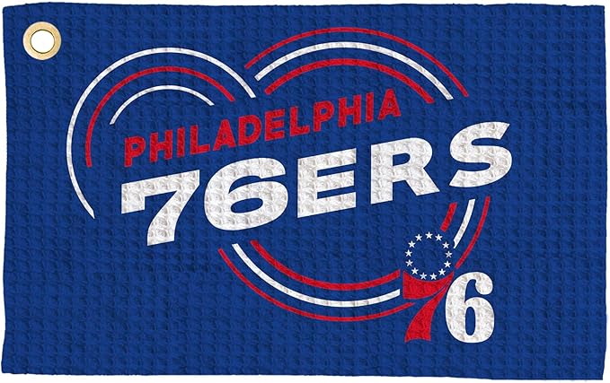 Northwest NBA Golf Towel – Official Licensed Microfiber Waffle Fabric, Absorbent 16x25 in Club Cleaning Accessory