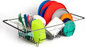Better Houseware Over Sink Dish Drying Rack Space-Saving Dish Rack for Kitchen Counter Stainless Steel 19.25 x 8.25 x 4.5