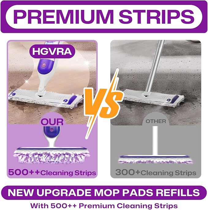 6 Pack Swiffer Power Mop Pads, Disposable Power Mop Refills Compatible with Swiffer Power Mop, Unscented Multi-Surface Replacement Mopping Refills Pads for Floor Surface Cleaning