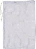 Champion Sports Mesh Equipment Bag – Heavy-Duty Nylon Drawstring Bag with Lock & ID Tag, Breathable Storage Sack for Balls, Swim Gear, Laundry & Toys, Multiple Sizes & Colors