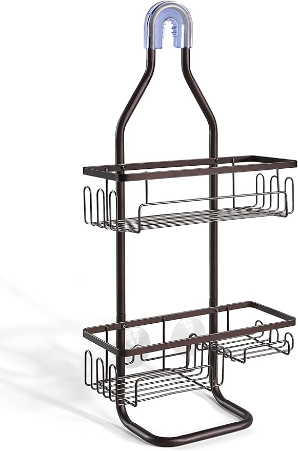 SunnyPoint Sturdy Tubing Structure Bathroom Hanging Shower Head Caddy Organizer (Standard, ORB)