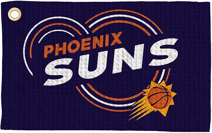 Northwest NBA Golf Towel – Official Licensed Microfiber Waffle Fabric, Absorbent 16x25 in Club Cleaning Accessory