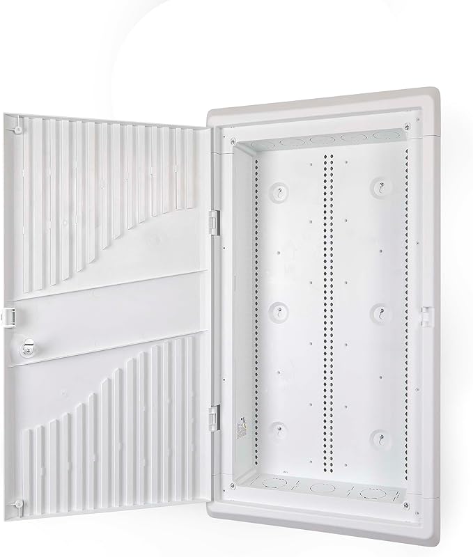 StarTech.com 28-Inch Wall-Mount Media Enclosure, Cable Management Box for Network Distribution, Structured Media Enclosure