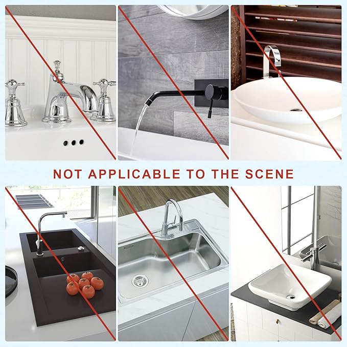 32"x 5.5" Sink Splash Guard Mat, Longer Silicone Faucet Splash Guard, Silicone Faucet Handle Drip Catcher Tray, Drip Protector Splash Countertop (Black)