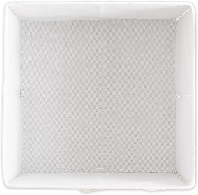 DII Non Woven Polyester Storage Bin, 11x11x5.5-inch, Chevron Gray, 2 Piece
