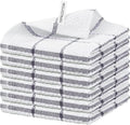 Nialnant 6 Pack Kitchen Dish Cloths, 100% Cotton Dish Towels for Kitchen, Quick Drying Dish Rags for Washing Dishes, Absorbent Cleaning Rags-12x12 Inches,Purple Plaid