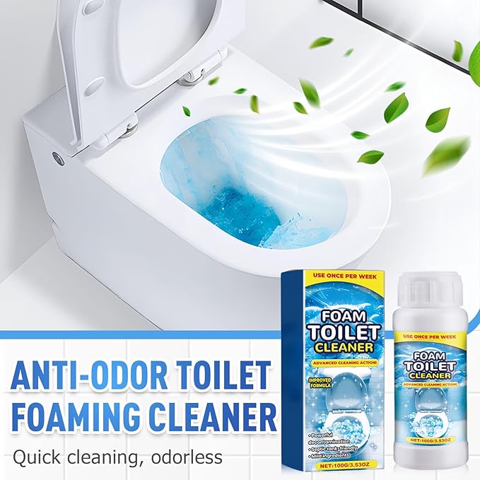Foam Toilet Cleaner, 2025 Upgrade Toilet Bowl Cleaner, Advanced Bathroom Cleaner for Home, Non-Toxic Toilets Cleaning Powder with Families (2)