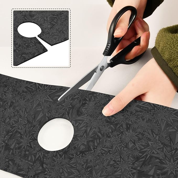 Kitchen Sink Splash Guard 2 PCS 30 Inch Sink Faucet Mat Splash Guard for Bathroom Countertop Water Absorbent Foldable Cuttable Soft Washable Black