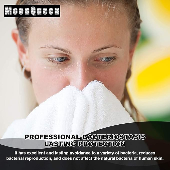 MOONQUEEN 30 Pack Microfiber Face Towel - Premium Soft Makeup Remover Cloths (White-Grey, 30 Pack)