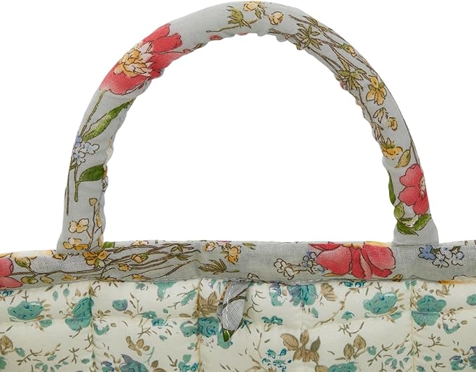 Boho Fabric Storage Basket, Large Capacity Laundry Basket, 12.2'' x 10.23'' x 10.23'' Collapsible Laundry Hamper with Easy Carry Handles (D Multi-Color 12, L)
