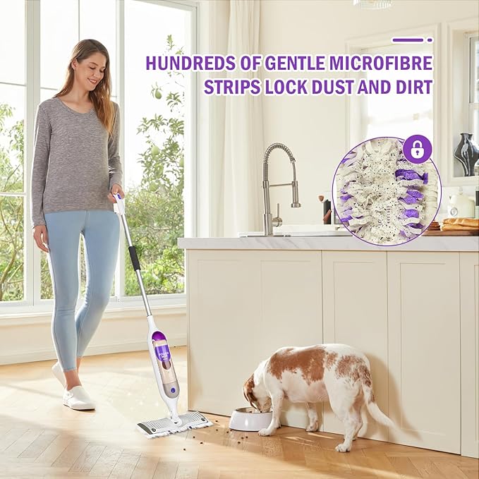15 Pack Disposable Moping Pads Refills for Power Mop™ Multi-Surface Mop and PowerMop™ Wood Mop, Replacement Mop Pads for Floor Cleaning
