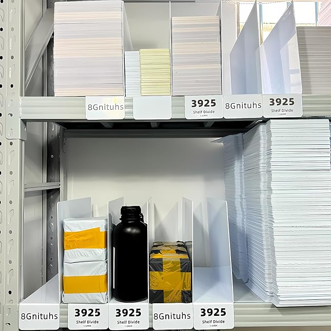 50 Pcs 39 * 25 CM Shelf dividers/Wire Shelf dividers/Shelf Divider/Medicine Cabinet Labels/Bookshelf dividers/Library Shelf Labels/Tall Shelf dividers/Book dividers for Shelves