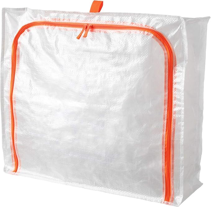 IKEA Parkla Storage Case, 55X49X19 Cm (22X19X7, Polypropylene),Transparent