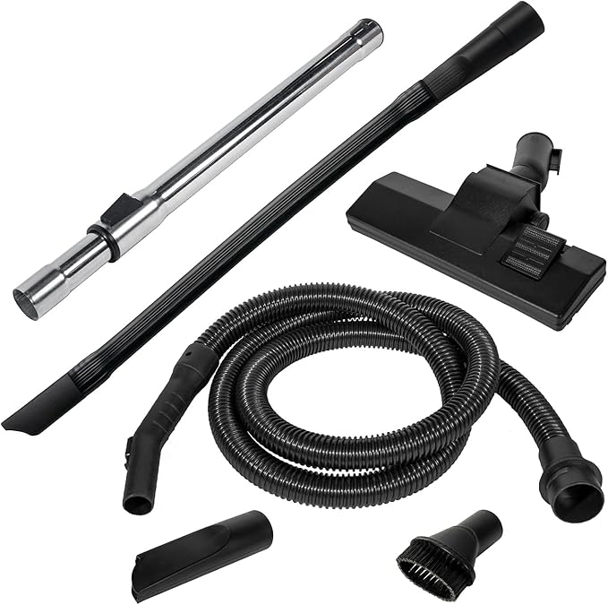 POWERTEC Shop Vacuum Attachment & Flexible Crevice Tool 6 Piece Kit for Wet Dry Vac with 2-1/4" Inlet, Shop Vac Accessories Kit for Workshop Cleaning and Car Detailing (70481)