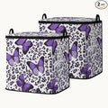 2pcs closet organizers and storage under bed,clothing blanket sweater sheet bedding comforter duvet quilt pillow toy storage bags with lids,dorm room essentials for containers 95L