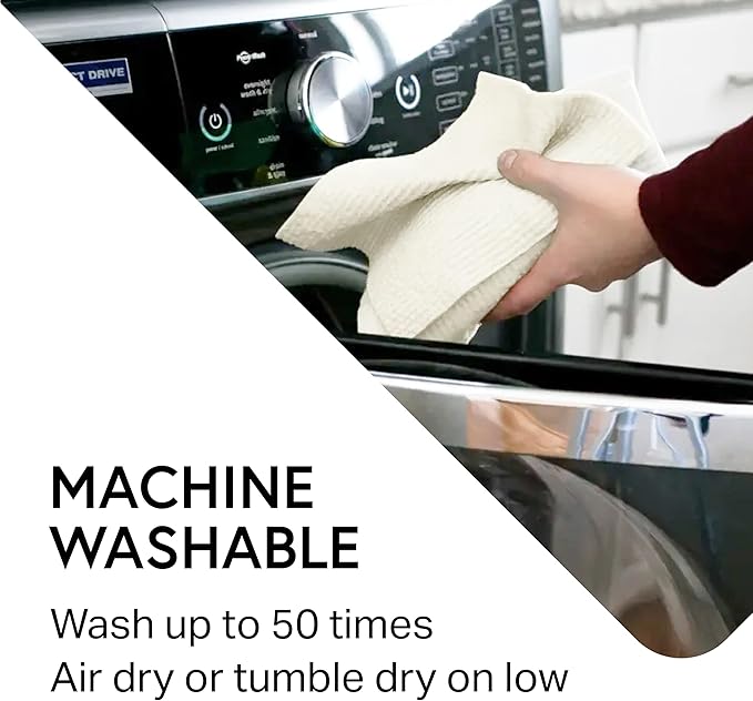 Swedish Wholesale Dishcloths Reusable 8" x 7" Sponge Cloths, Bulk 10 Pack of High Absorbent Cellulose Dish & Kitchen Cleaning Hand Towels, Wring to Dry & Machine Wash, Odor Resistant, Red