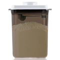 Formula Container to Go, 2300ml Airtight Baby Formula Dispenser with Spoon & Scraper, BPA-Free Travel Formula Holder for Powder, Pop-Top Milk Powder Storage, Large 800g Capacity, Brown